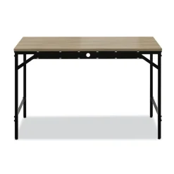 Safco Simple 45.5 in. x 23.5 in. x 29.5 in. Work Desk - Walnut