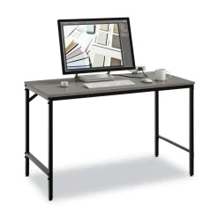 Safco Simple 45.5 in. x 23.5 in. x 29.5 in. Work Desk - Gray