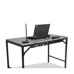 Safco Simple 45.5 in. x 23.5 in. x 29.5 in. Work Desk - Gray