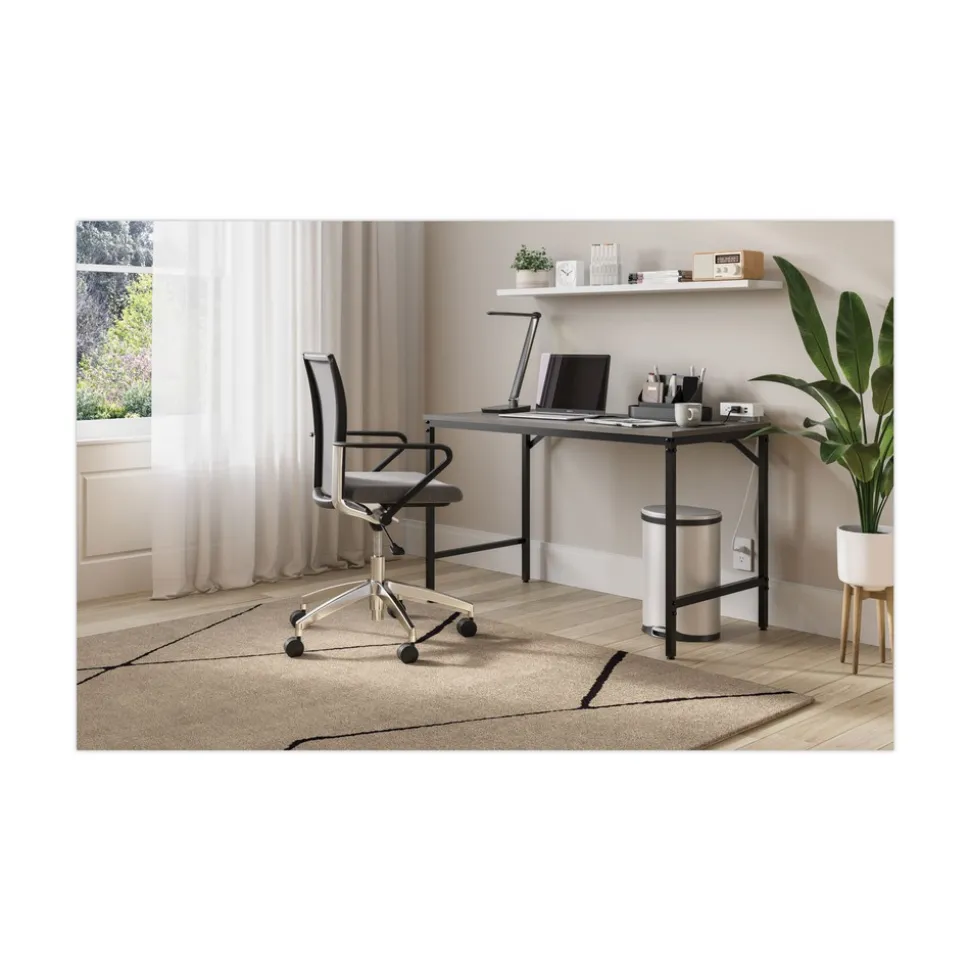 Safco Simple 45.5 in. x 23.5 in. x 29.5 in. Work Desk - Gray