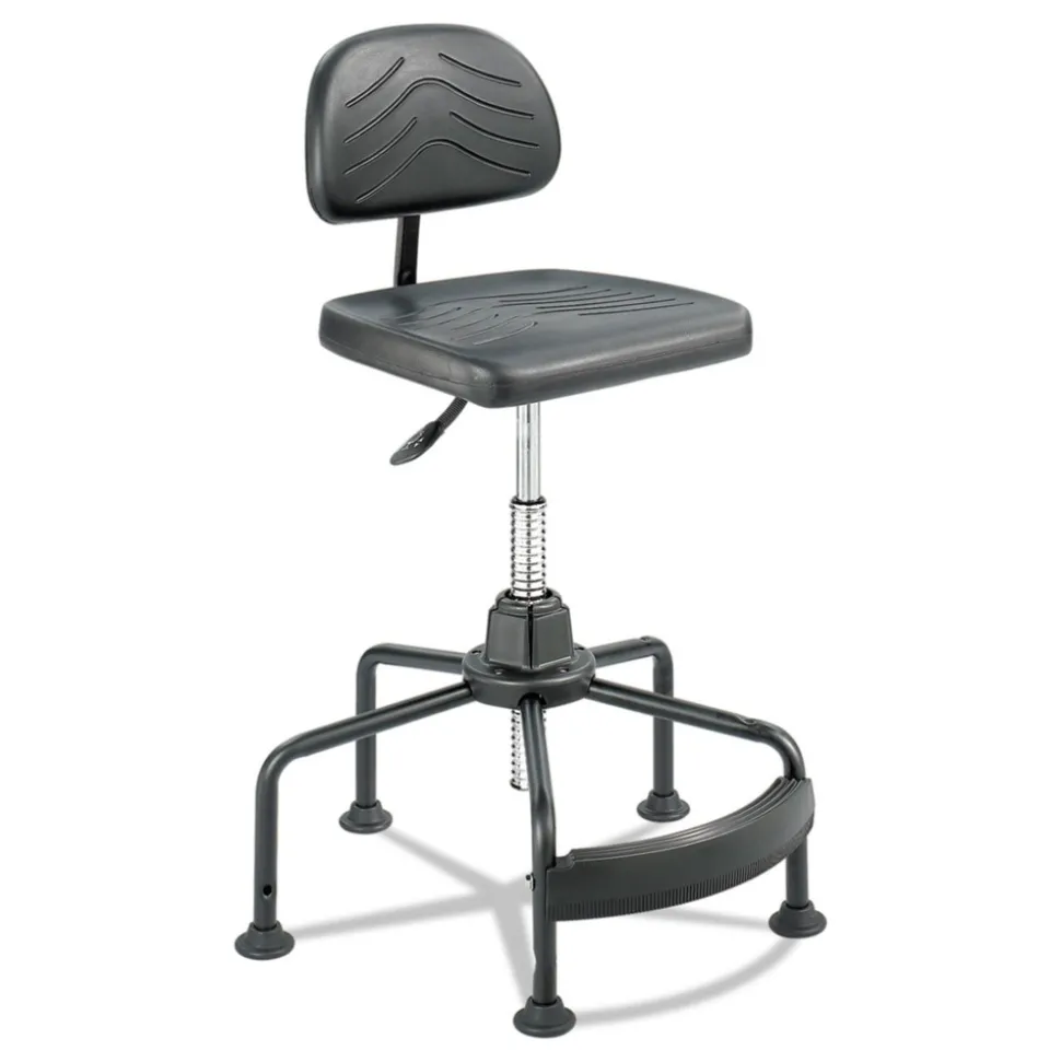 Safco Task Master 250 lbs. Capacity Economy Industrial Chair - Black