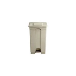 Safco 9923TN 23 Gallon Large Capacity Plastic Step-On Receptacle - Tan