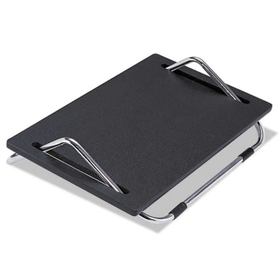 Safco 18.5w x 11.5d x 5h Ergo-Comfort Adjustable Footrest - Black