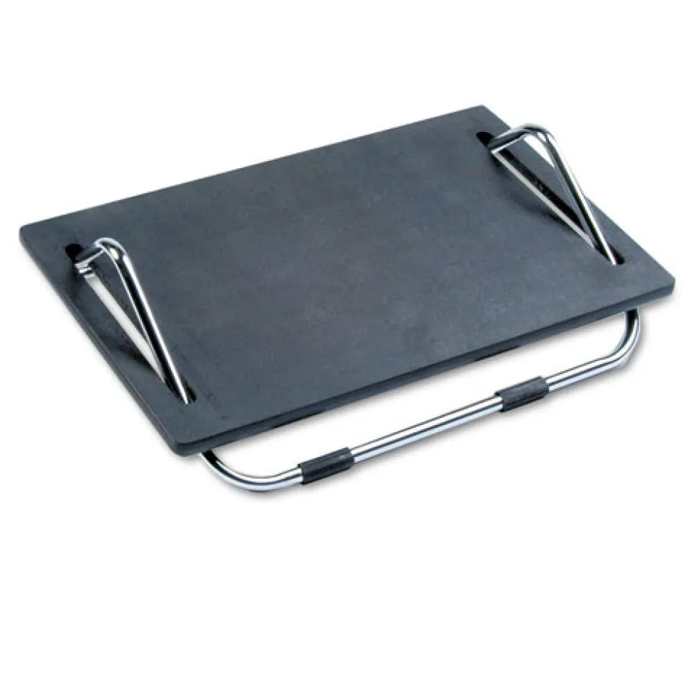 Safco 18.5w x 11.5d x 5h Ergo-Comfort Adjustable Footrest - Black