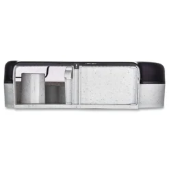 San Jamar 12 in. to 13 in. Roll 22 in. x 5.88 in. x 16.5 in. Quantum JBT Classic Dispenser - Transparent Black Pearl