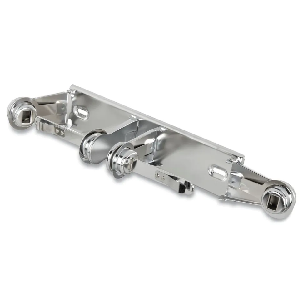 San Jamar 12.38 in. x 4.5 in. x 2.75 in. Locking Toilet Tissue Dispenser - Chrome