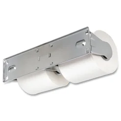 San Jamar 12.38 in. x 4.5 in. x 2.75 in. Locking Toilet Tissue Dispenser - Chrome
