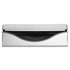 San Jamar 11.38 in. x 4 in. x 14.75 in. C-Fold/Multifold Towel Dispenser - Stainless Steel