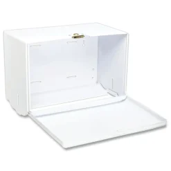 San Jamar 10.75 in. x 6 in. x 7.5 in. Singlefold Paper Towel Dispenser - White