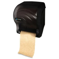 San Jamar 11.75 in. x 9.13 in. x 14.44 in. Tear-N-Dry Essence Touchless Towel Dispenser - Black Pearl