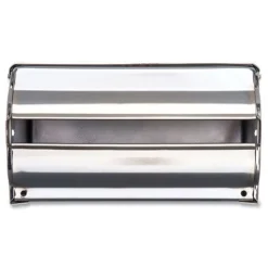 San Jamar 10.75 in. x 6 in. x 7.5 in. Singlefold Paper Towel Dispenser - Chrome