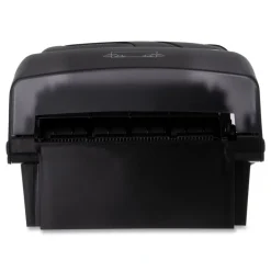 San Jamar 12.38 in. x 9.5 in. x 14.63 in. Simplicity Mechanical Roll Dispenser - Black Pearl