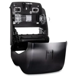 San Jamar 12.38 in. x 9.5 in. x 14.63 in. Simplicity Mechanical Roll Dispenser - Black Pearl