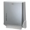 San Jamar 11.63 in. x 5 in. x 14.5 in. True Fold C-Fold/Multifold Paper Towel Dispenser - Chrome