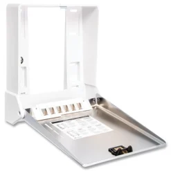 San Jamar 11.63 in. x 5 in. x 14.5 in. True Fold C-Fold/Multifold Paper Towel Dispenser - Chrome