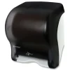 San Jamar 11.88 in. x 9.1 in. x 14.4 in. Smart Essence Electronic Roll Towel Dispenser - Black