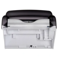 San Jamar 11.88 in. x 9.1 in. x 14.4 in. Smart Essence Electronic Roll Towel Dispenser - Black