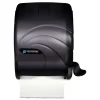 San Jamar 12.5 in. x 8.5 in. x 12.75 in. Oceans Element Lever Roll Towel Dispenser - Black Pearl
