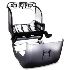 San Jamar 12.5 in. x 8.5 in. x 12.75 in. Oceans Element Lever Roll Towel Dispenser - Black Pearl