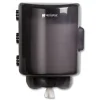 San Jamar 10.75 in. x 10.25 in. x 13.25 in. Adjustable Center Pull Towel Dispenser - Black Pearl