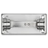 San Jamar 6 in. x 4.5 in. x 2.75 in. Locking Toilet Tissue Dispenser - Chrome