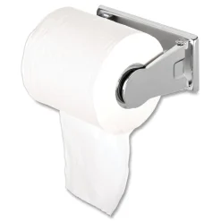 San Jamar 6 in. x 4.5 in. x 2.75 in. Locking Toilet Tissue Dispenser - Chrome