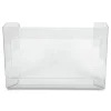 San Jamar 18 x 3.75 x 10 3 Box Steel White Enamel Disposable Glove Dispenser - Clear