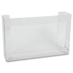 San Jamar 18 x 3.75 x 10 3 Box Steel White Enamel Disposable Glove Dispenser - Clear