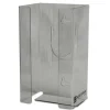 San Jamar 1-Box 5.5 in. x 3.75 in. x 10 in. Plexiglas Disposable Glove Dispenser - Plexiglas Clear