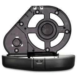 San Jamar Oceans Reserva 16.75 in. x 5.5 in. x 12.25 in. Jumbo Tissue Dispenser with Stub - Black Pearl