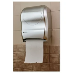 San Jamar T1370SS Tear-N-Dry 16.75 in. x 10 in. x 12.5 in. Touchless Roll Towel Dispenser - Silver