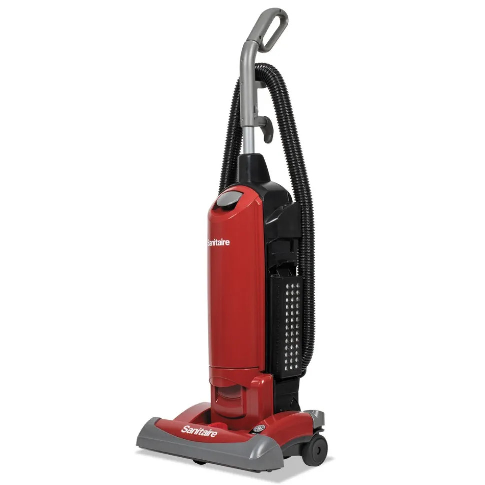 Sanitaire SC5815D 15 in. Cleaning Path FORCE QuietClean Upright Vacuum - Red