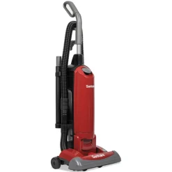 Sanitaire SC5815D 15 in. Cleaning Path FORCE QuietClean Upright Vacuum - Red