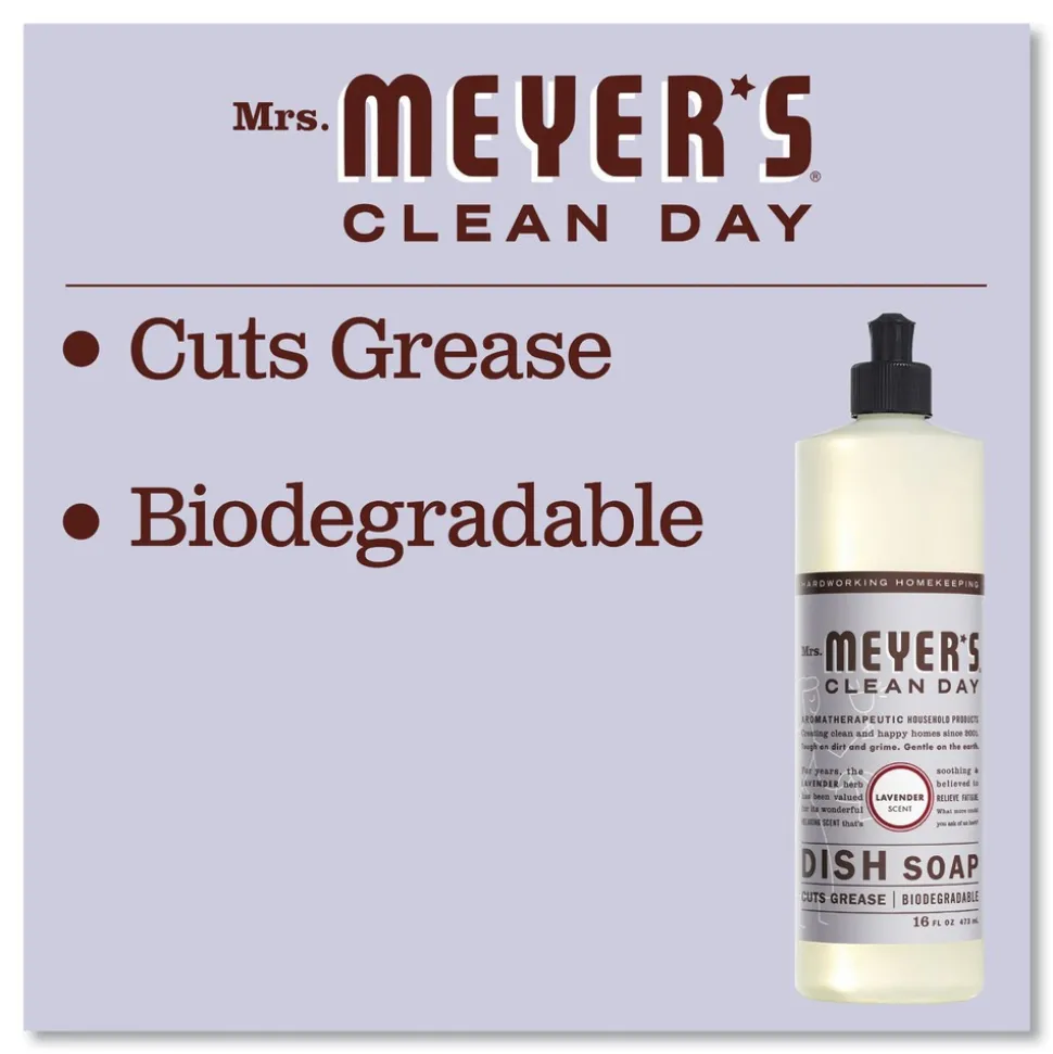 SC Johnson 370041 16 oz. Bottle Dish Soap - Lavender Scent (6/Carton)