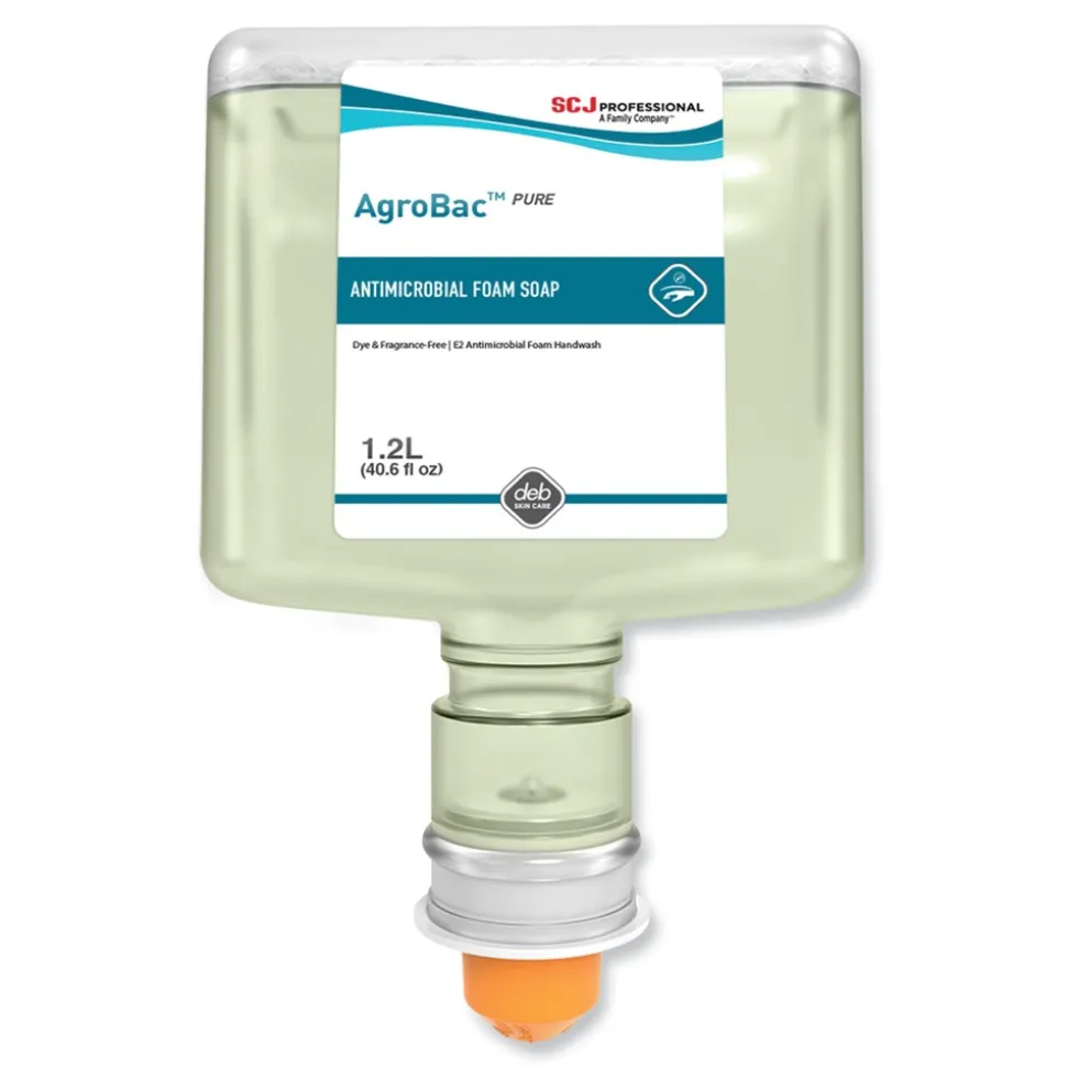 SC Johnson 1.2 L AgroBac Pure Foam Wash Touch Free Cartridge Refill - Unscented (3/Carton)