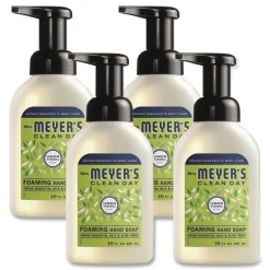 SC Johnson 10 oz Clean Day Foaming Hand Soap - Lemon (4/Carton)