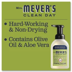 SC Johnson 10 oz Clean Day Foaming Hand Soap - Lemon (4/Carton)