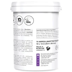 SC Johnson 1-Ply 7.92 in. x 5.74 in. Cherry Scent Kresto Cherry Wipes Cloth - Red/White (6/Carton)