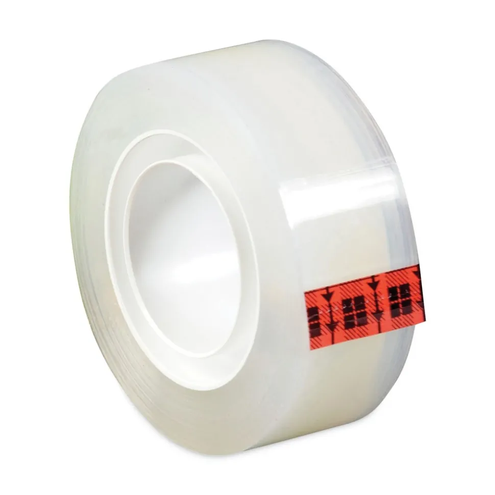 Scotch 600 1 in. x 72 yds 3 in. Core Tape - Transparent (1-Roll)