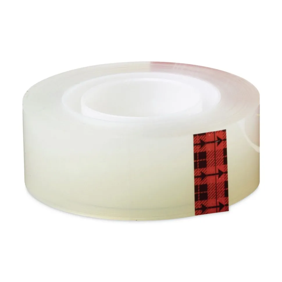 Scotch 600 1 in. x 72 yds 3 in. Core Tape - Transparent (1-Roll)