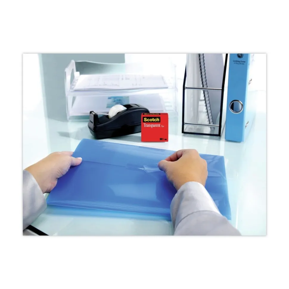 Scotch 600 1 in. x 72 yds 3 in. Core Tape - Transparent (1-Roll)