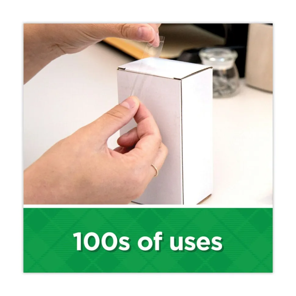 Scotch 0.75 in. x 75 ft. 1 in. Core Magic Greener Tape - Clear (10/Pack)