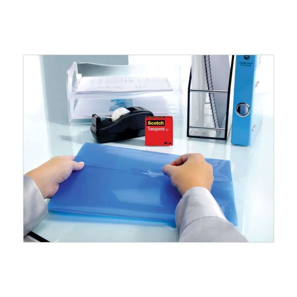 Scotch 0.75 in. x 83.33 ft. 1 in. Core Tape - Transparent (6/Pack)