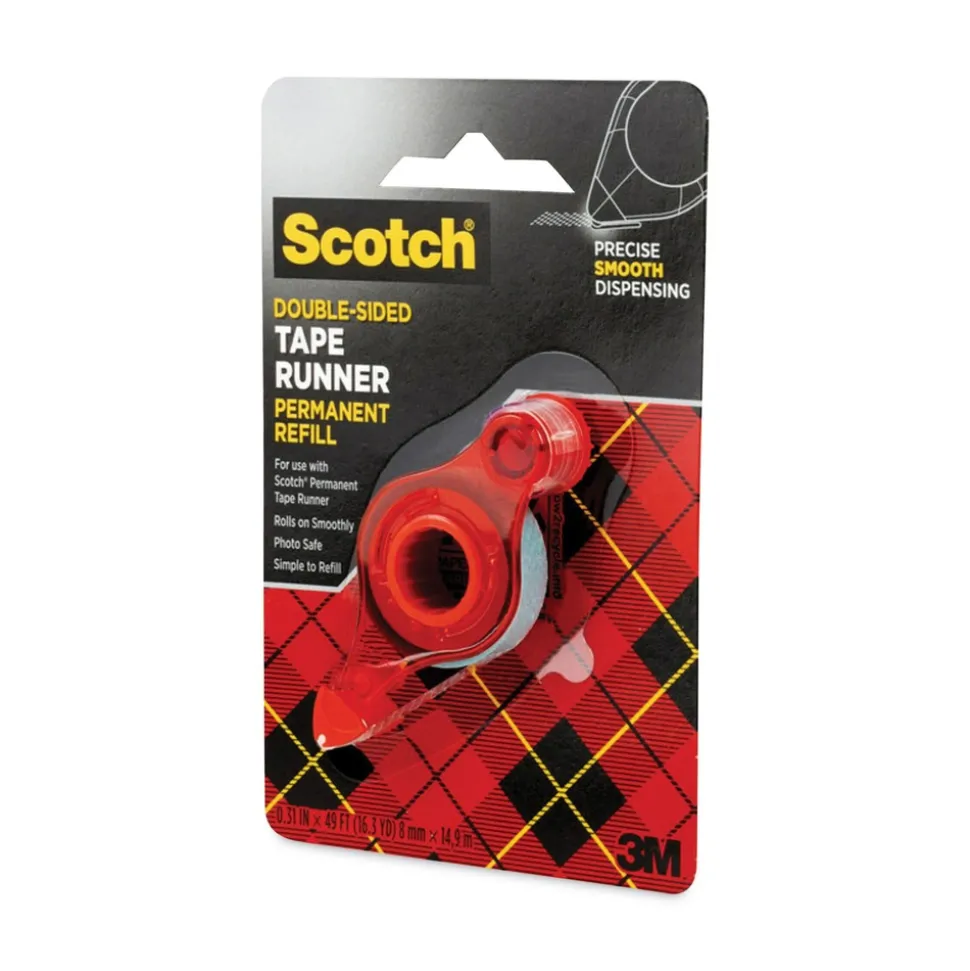 Scotch 0.31 in. x 49 ft. Refill for the Redesigned Scotch 6055 Tape Runner Dispenser - Dries Clear