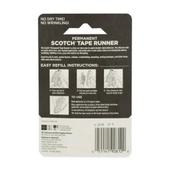 Scotch 0.31 in. x 49 ft. Tape Runner - Dries Clear