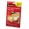 Scotch 4 in. x 6 in. ScotchPad Label Protection Tape Sheets - Clear (50/Pack)