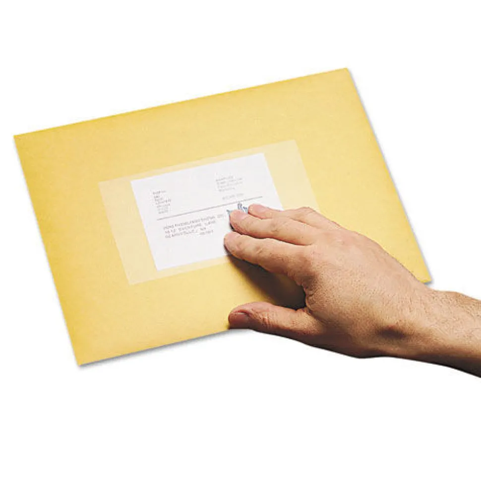 Scotch 4 in. x 6 in. ScotchPad Label Protection Tape Sheets - Clear (50/Pack)