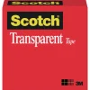 Scotch 0.5 in. x 36 yds 1 in. Core Tape - Transparent (1-Roll)
