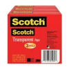 Scotch 1 in. x 72 yds 3 in. Core Tape - Transparent (3/Pack)