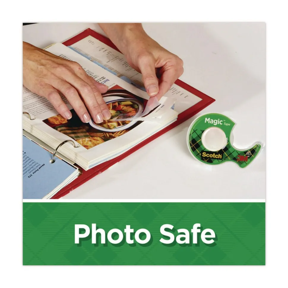 Scotch Magic 0.75 in. x 36 yards 1 in. Core Tape Refill - Clear (12/Pack)